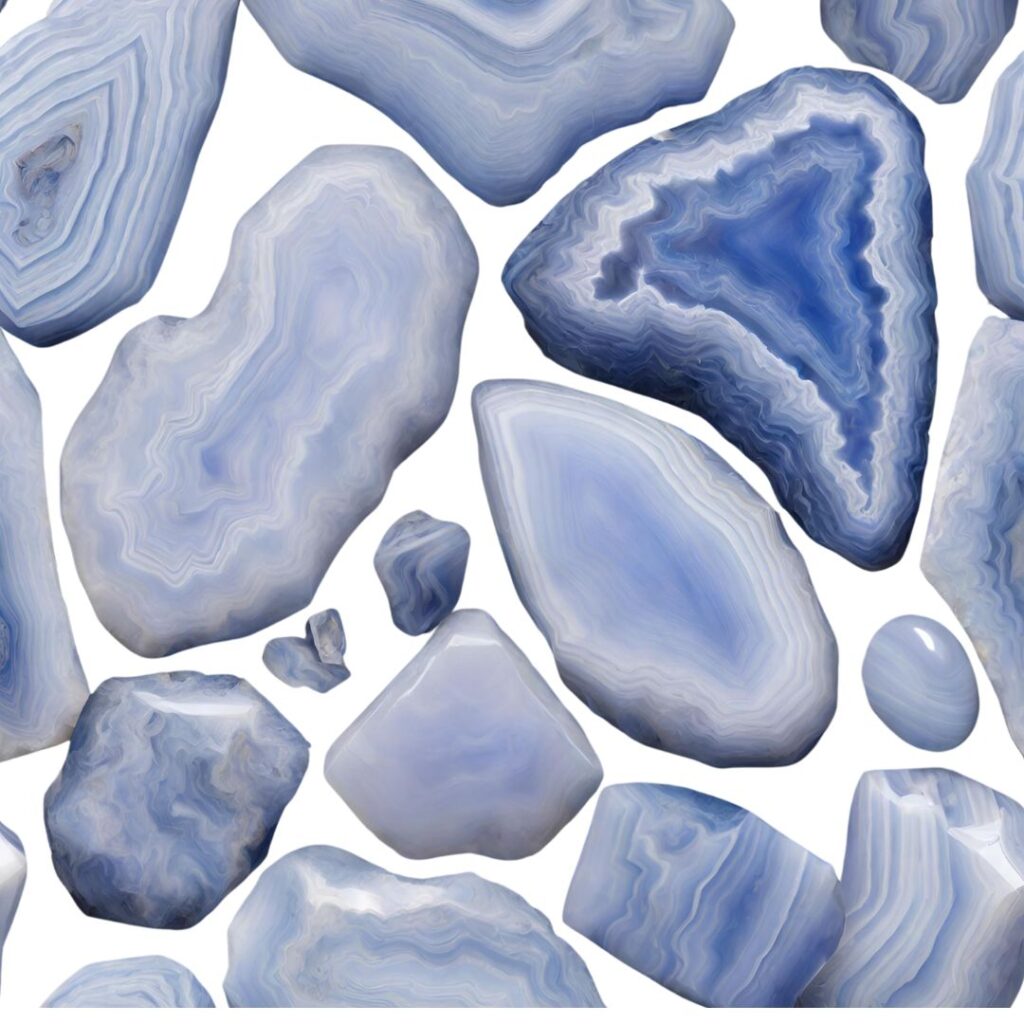 blue lace agate stones