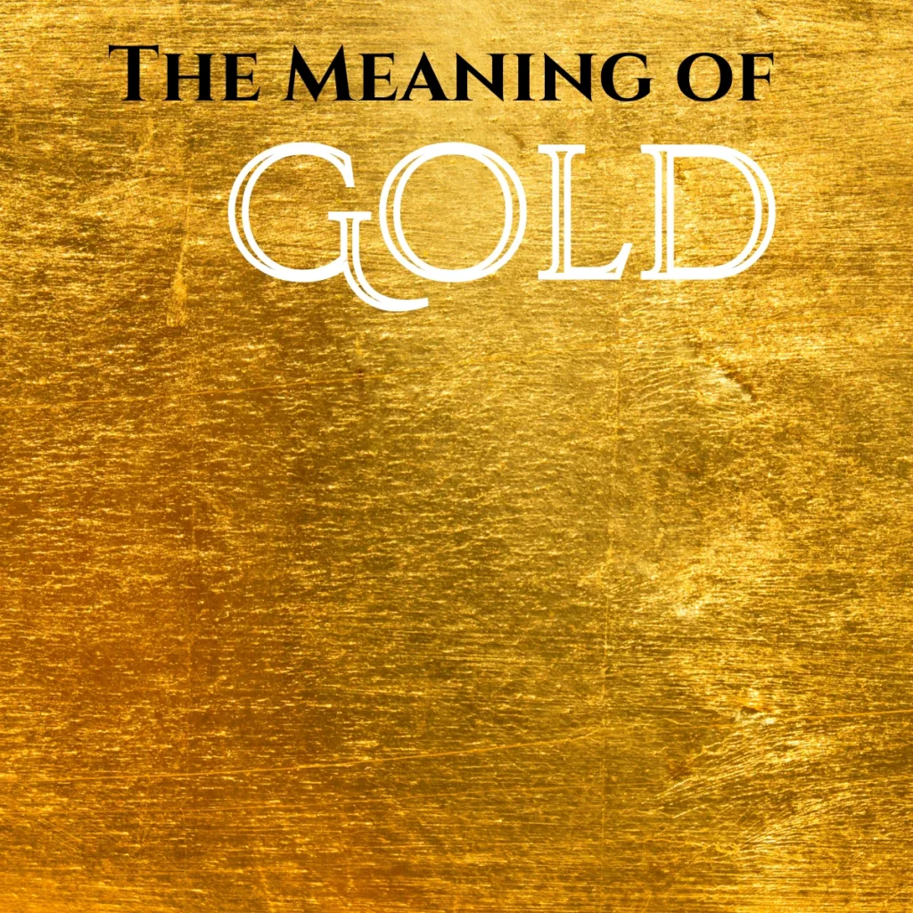 color gold meaning