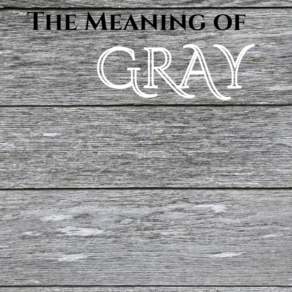 meaning of color gray